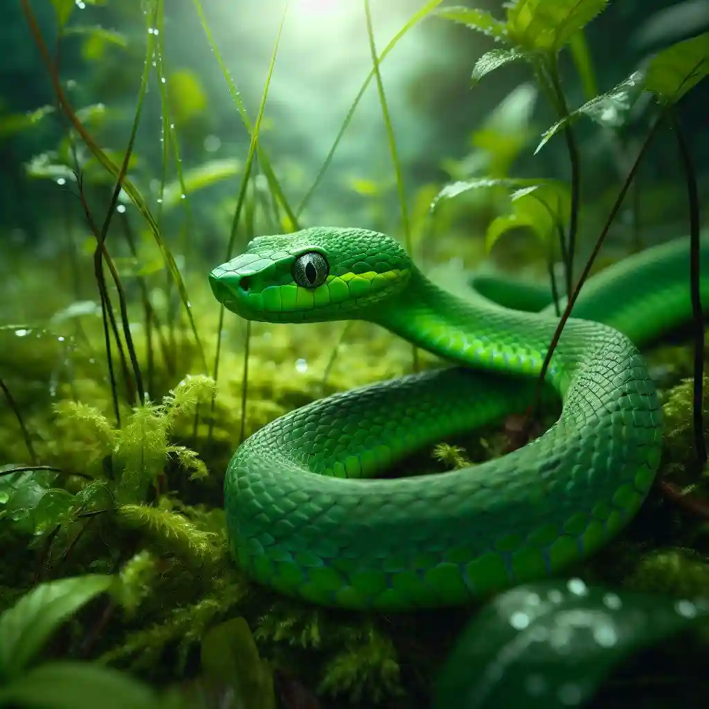 Seeing a Green Snake Spiritual Meaning - Uncoiling the Mystery