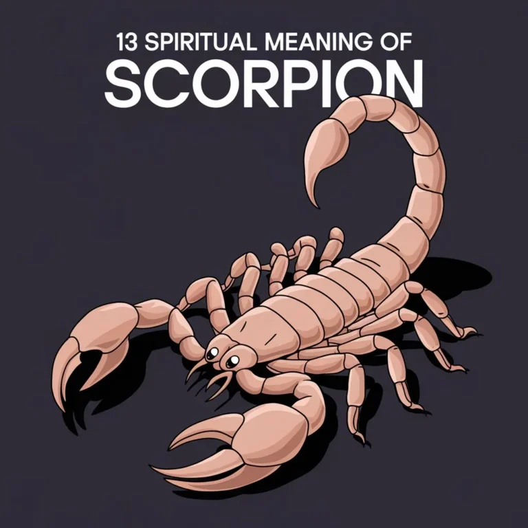 13 Spiritual Meaning of Scorpion: A Representation of Transformation and Renewal