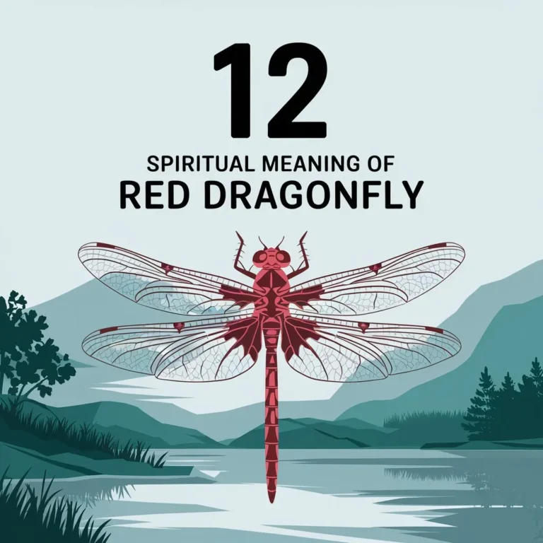 12 Spiritual Meaning of Red Dragonfly: Passion and Energy