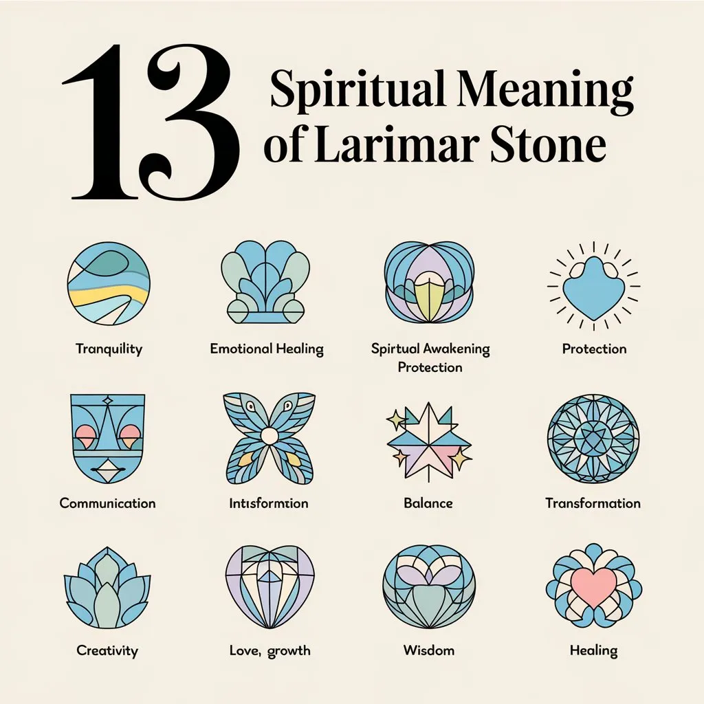 13 Spiritual Meaning of Larimar Stone: Calmness and Serenity