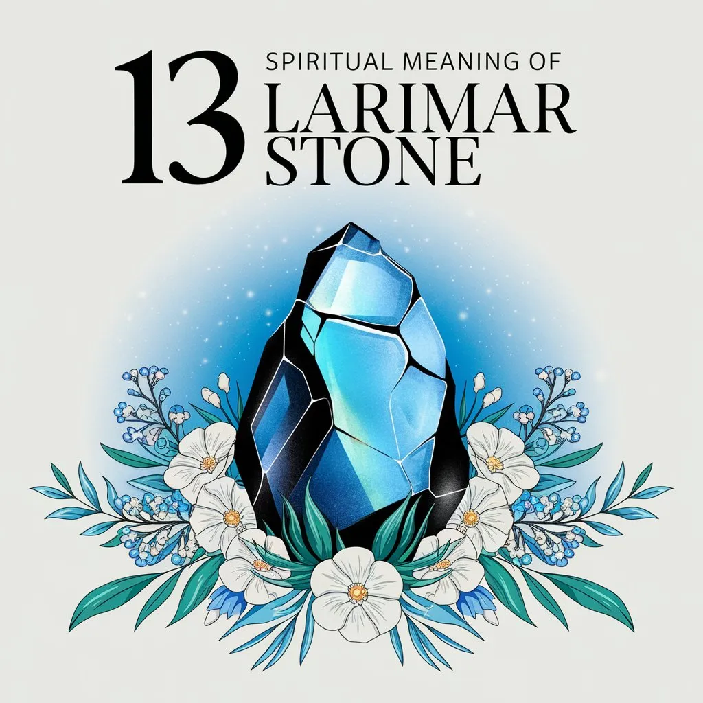 13 Spiritual Meaning of Larimar Stone: Calmness and Serenity