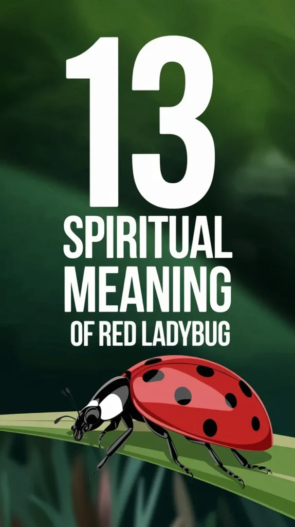 13 Spiritual Meaning of Red Ladybug: Love and Abundance