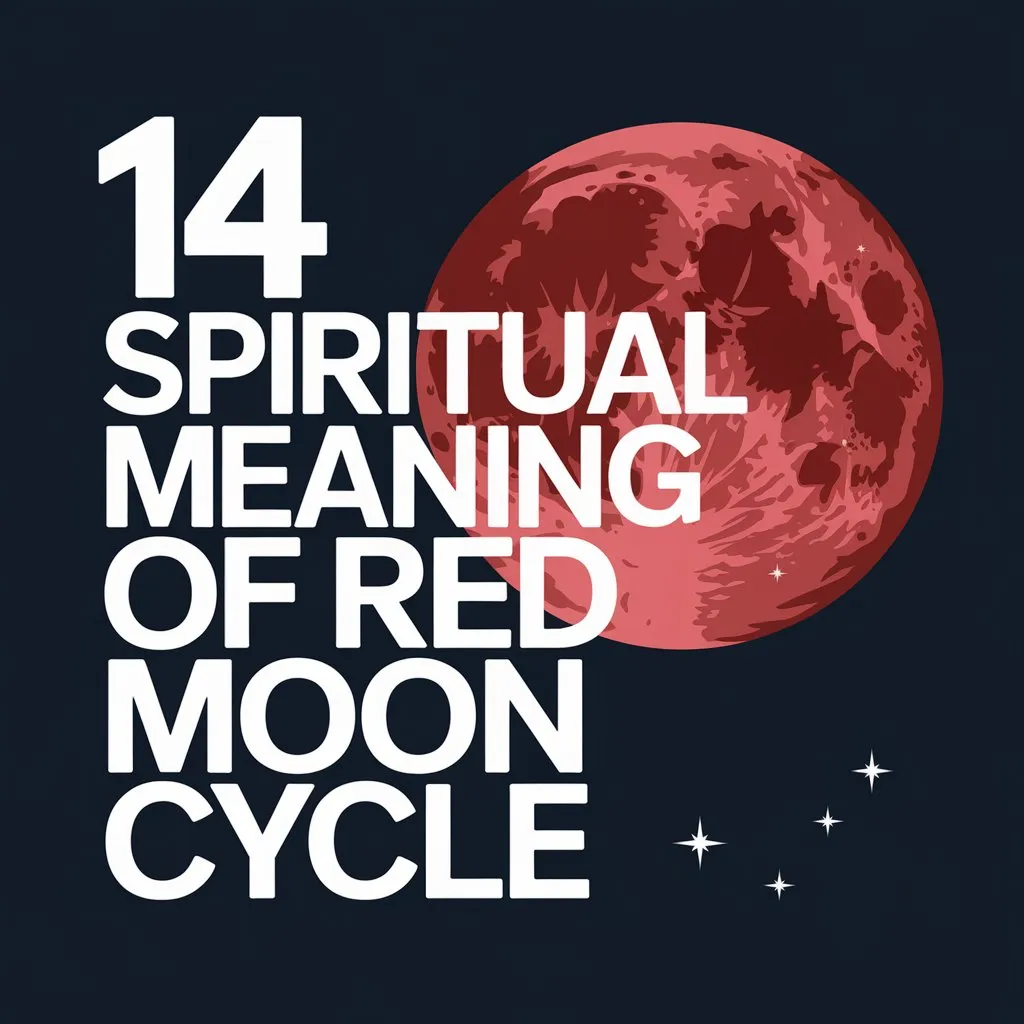 14 Spiritual Meaning of Red Moon Cycle: Passion and Transformation