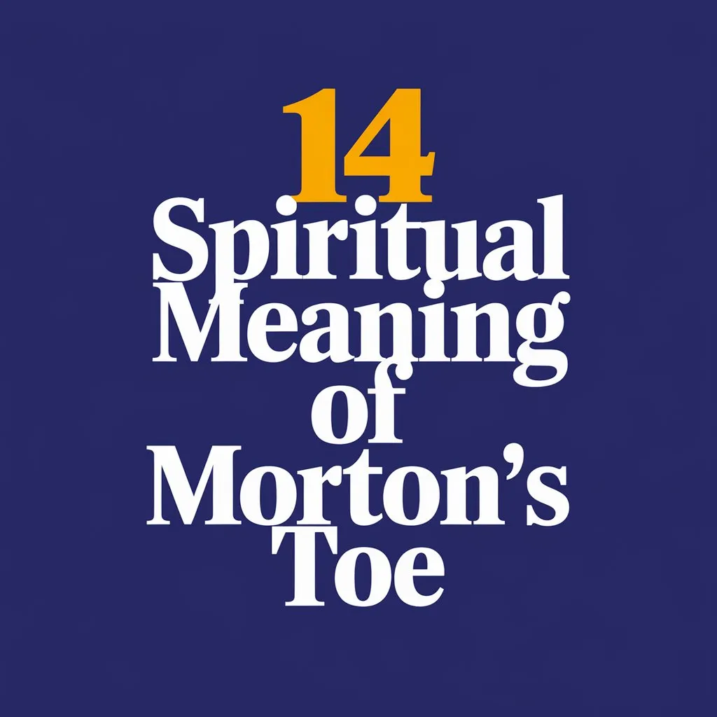 14 Spiritual Meaning of Morton's Toe: Balance and Harmony