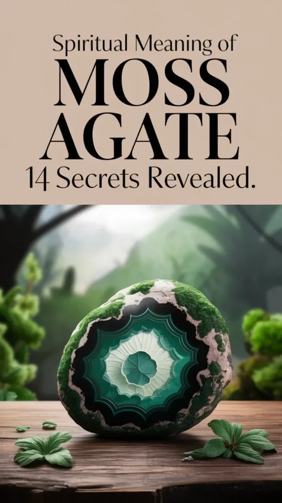 Uncovering the Spiritual Meaning of Moss Agate: 14 Secrets Revealed