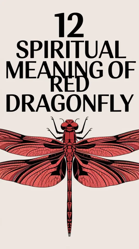 12 Spiritual Meaning of Red Dragonfly: Passion and Energy