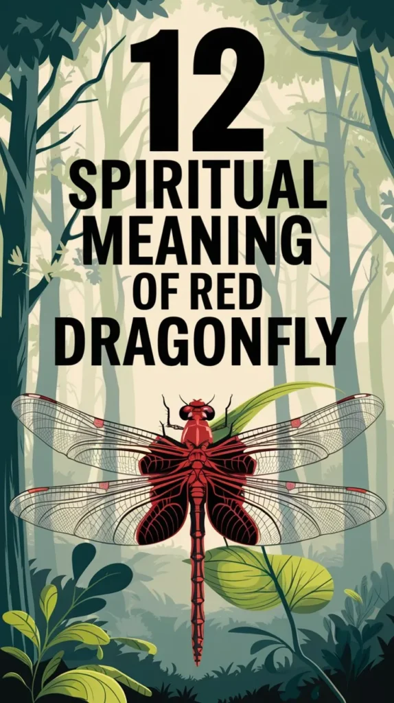 12 Spiritual Meaning of Red Dragonfly: Passion and Energy