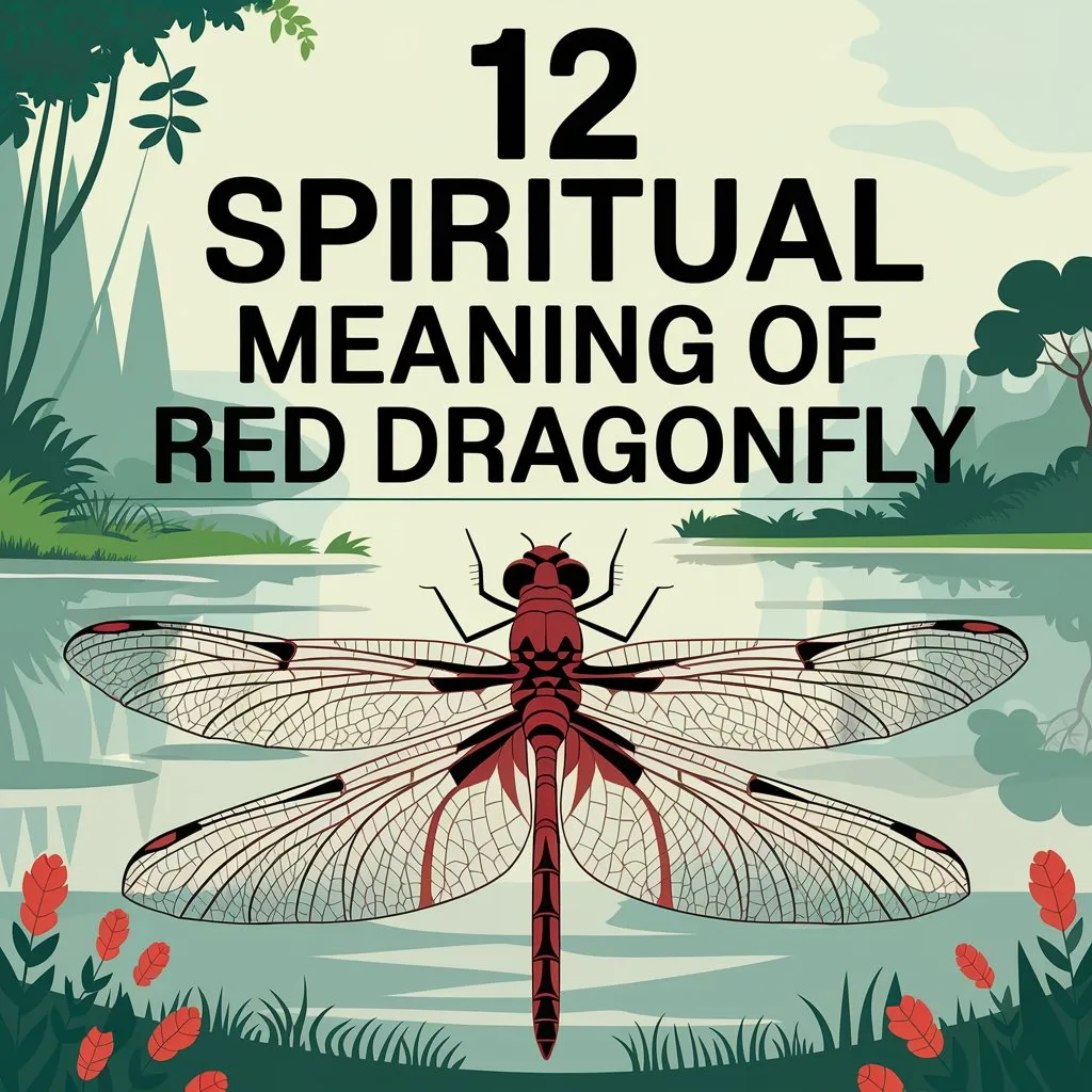 12 Spiritual Meaning of Red Dragonfly: Passion and Energy