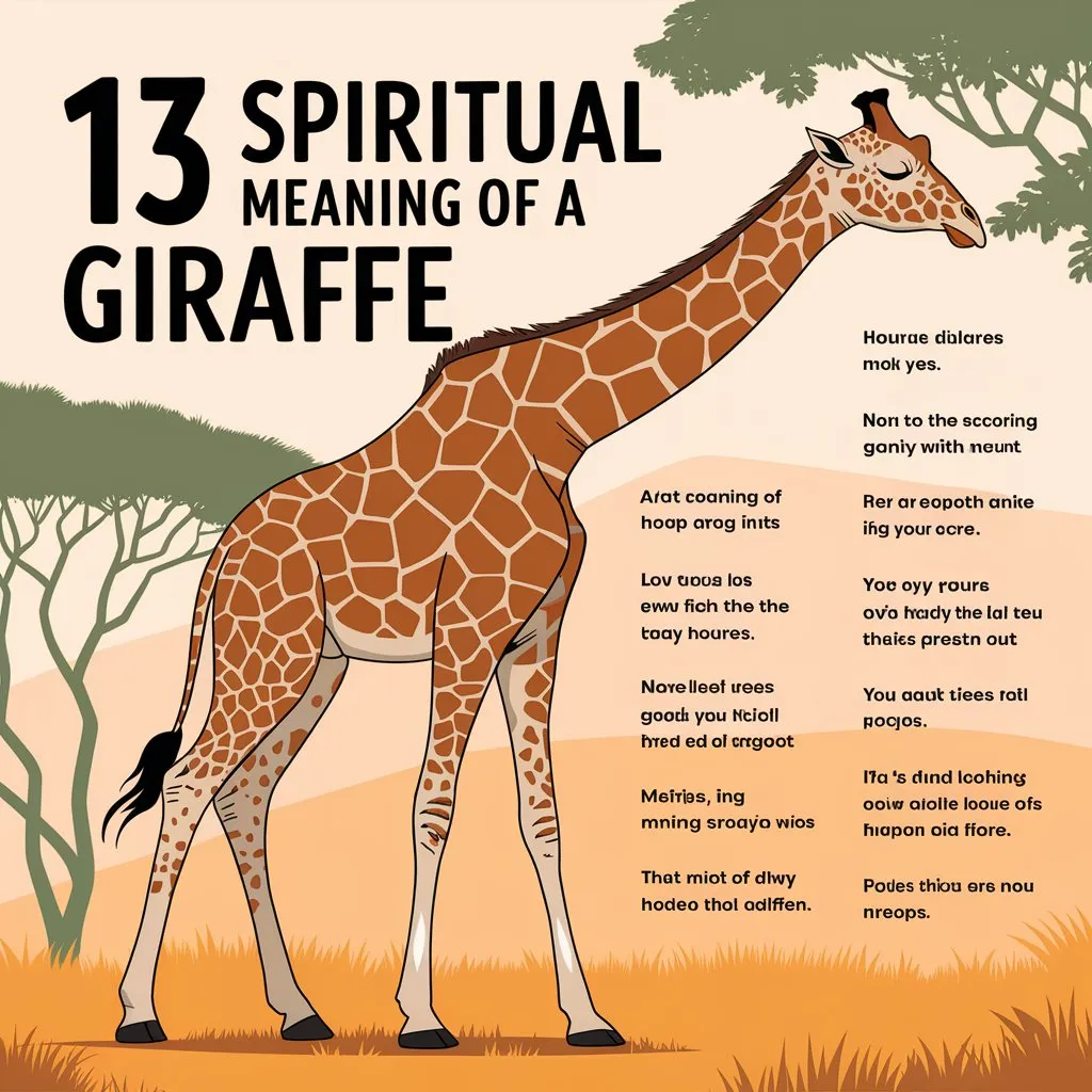 13 Spiritual Meaning of a Giraffe: Vision and Perspective