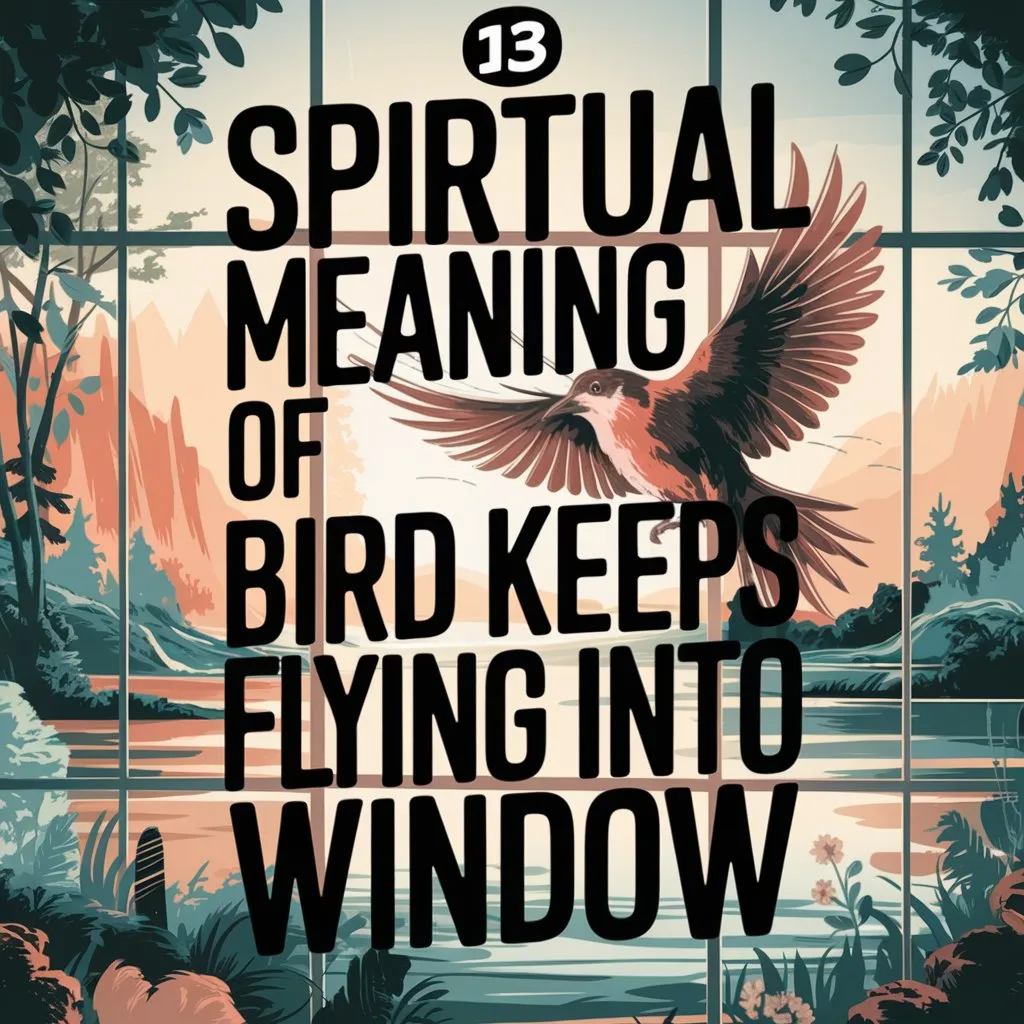 13 Spiritual Meaning Of Bird Keeps Flying Into Window: A Spiritual Guide