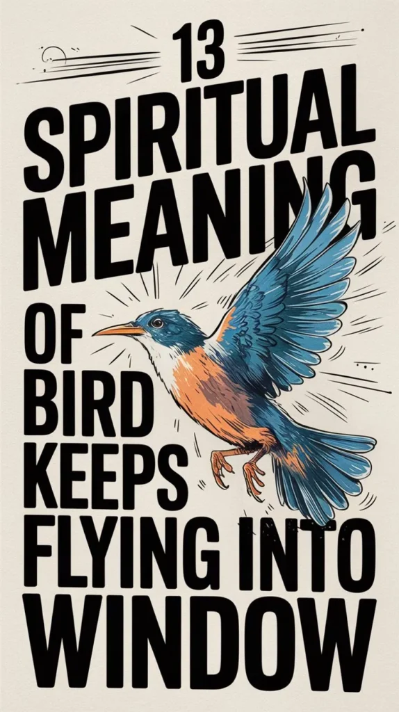 13 Spiritual Meaning Of Bird Keeps Flying Into Window: A Spiritual Guide