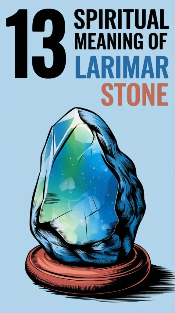 13 Spiritual Meaning of Larimar Stone: Calmness and Serenity