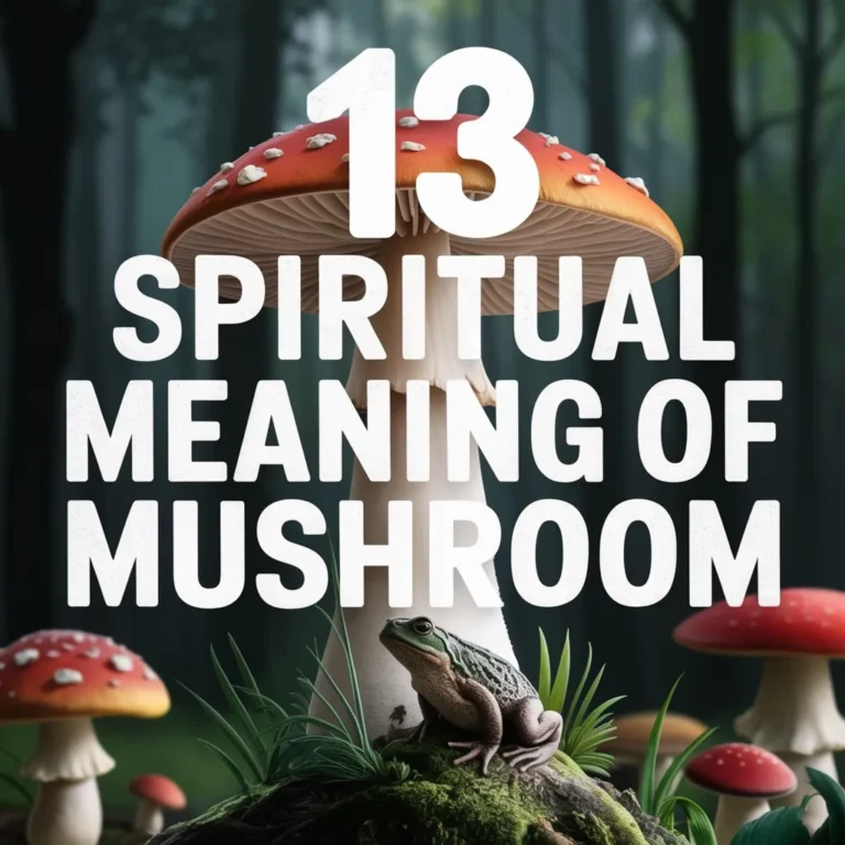 13 Spiritual Meaning of Mushroom: Spiritual Growth and Transformation