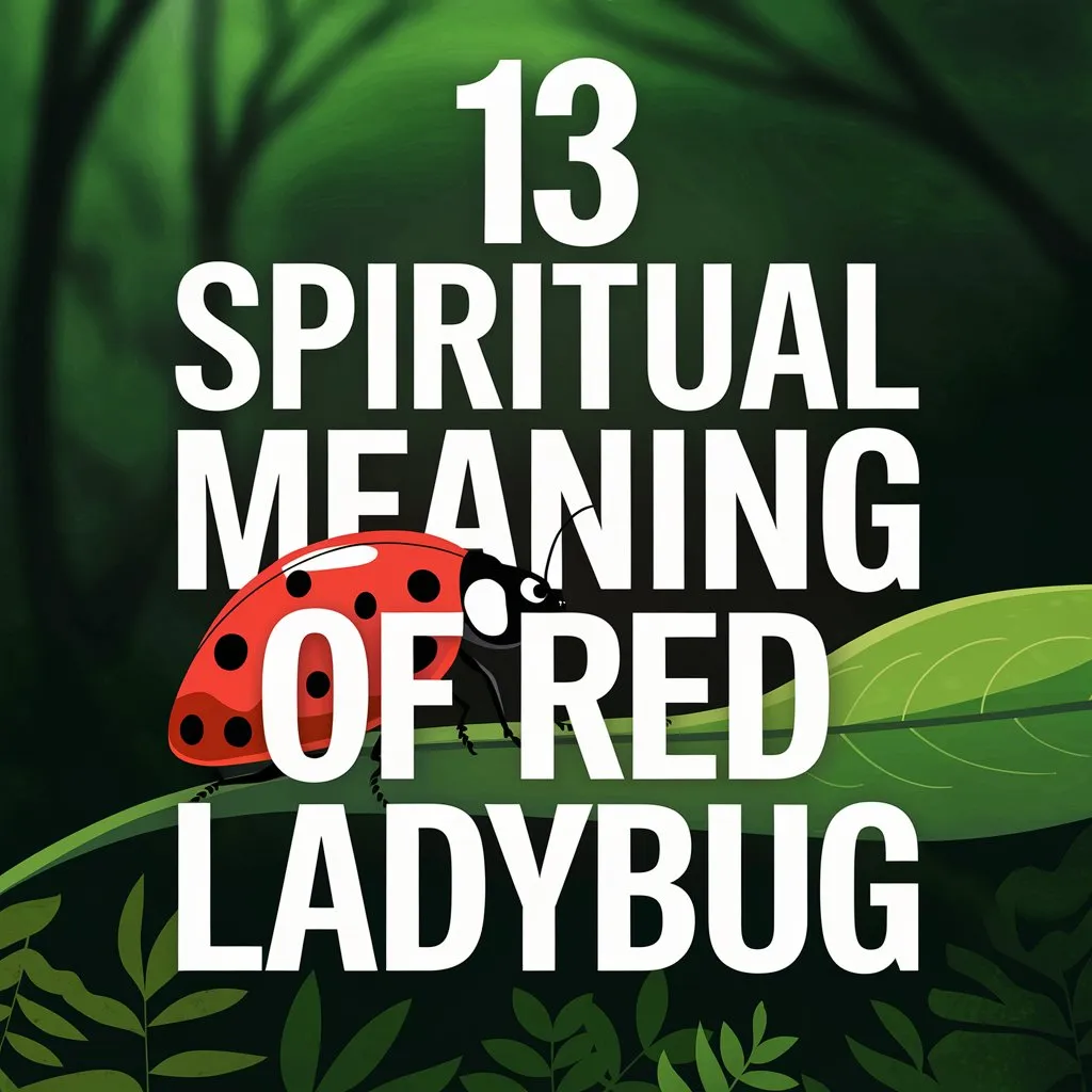 13 Spiritual Meaning of Red Ladybug: Love and Abundance