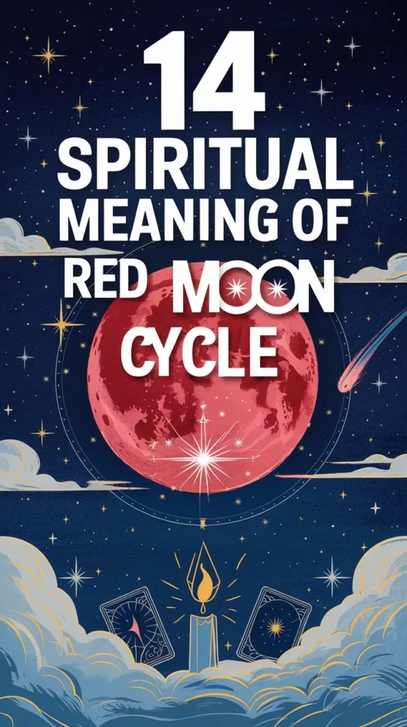 14 Spiritual Meaning of Red Moon Cycle: Passion and Transformation