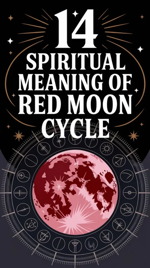 14 Spiritual Meaning of Red Moon Cycle: Passion and Transformation