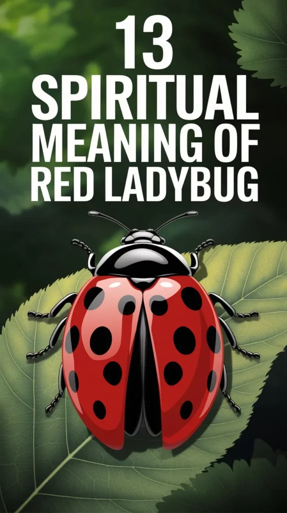 13 Spiritual Meaning of Red Ladybug: Love and Abundance