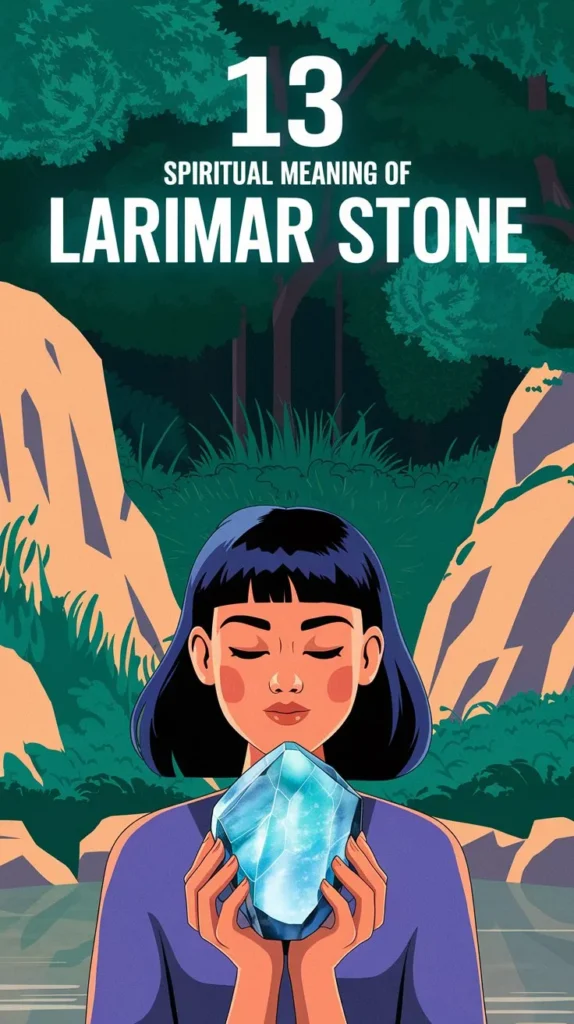 13 Spiritual Meaning of Larimar Stone: Calmness and Serenity