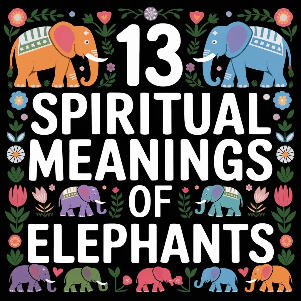 13 Spiritual Meanings of Elephants: Unveiling the Symbolism and Significance