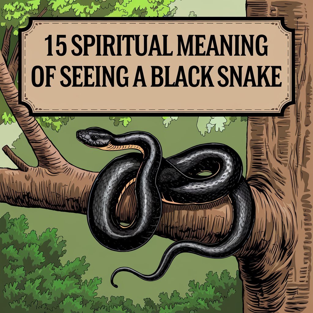 15 Spiritual Meaning of Seeing a Black Snake