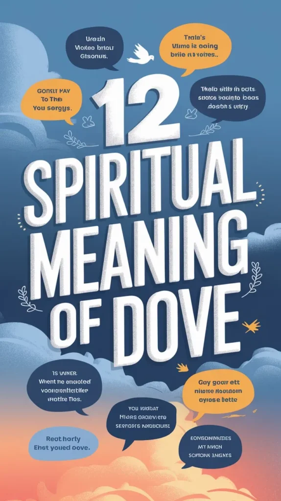 12 Spiritual Meaning of Dove: A Symbol of Peace and Love