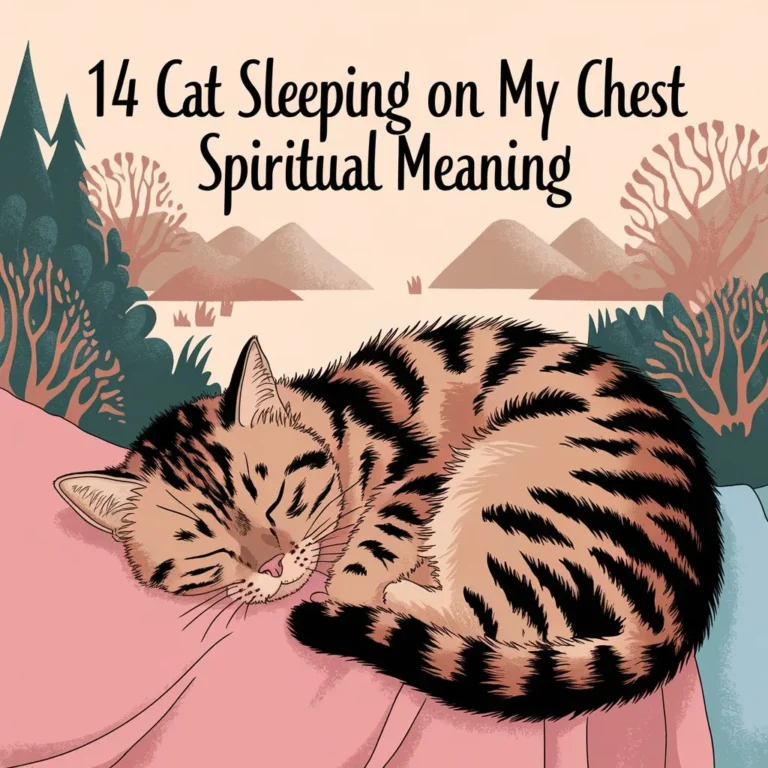 Cat Sleeping on My Chest Spiritual Meaning: 14 Meanings