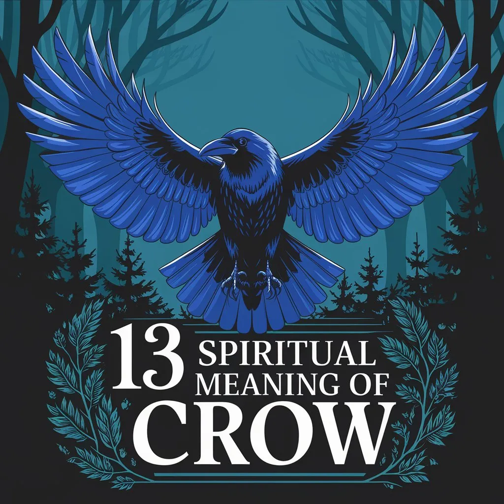 13 Meaning Spiritual of Crow: A Guide to the Mysteries of the Universe