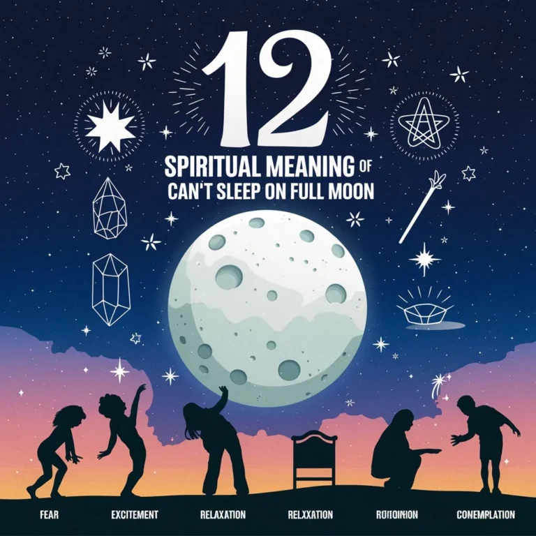 12 Spiritual Meaning of Can’t Sleep on Full Moon: Restlessness and Change