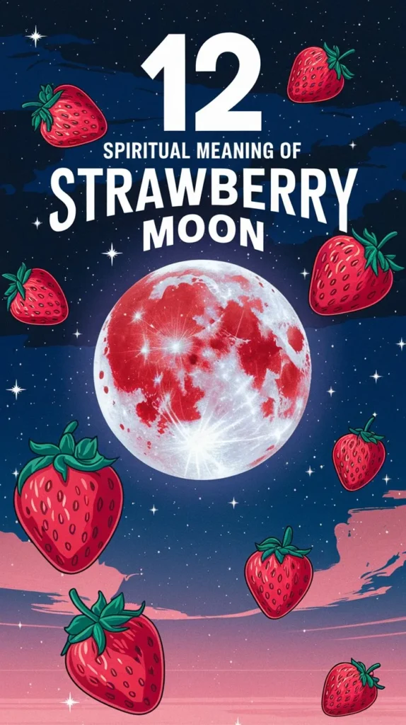 12 Spiritual Meaning of Strawberry Moon: Universe Mysteries