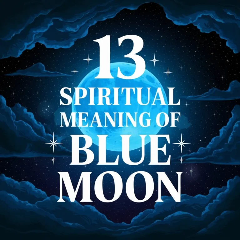 13 Spiritual Meaning of Blue Moon: A Time of Magic and Wonder