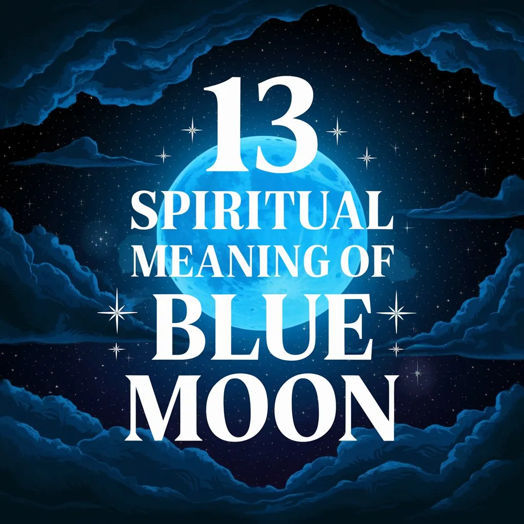 13 Spiritual Meaning of Blue Moon: A Time of Magic and Wonder