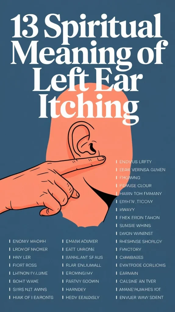 13 Spiritual Meaning of Left Ear Itching: A Sign of Spiritual Awakening