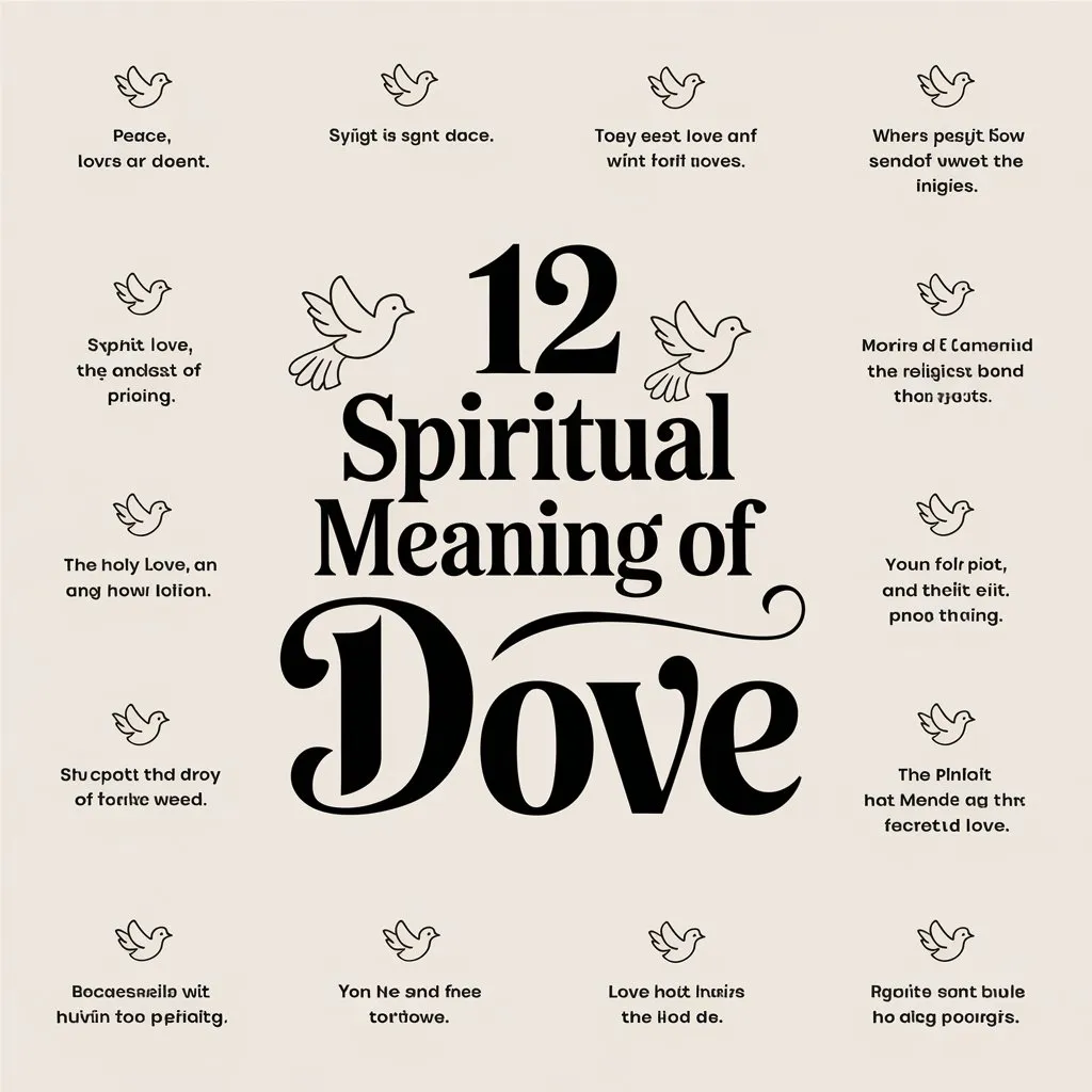 12 Spiritual Meaning of Dove: A Symbol of Peace and Love