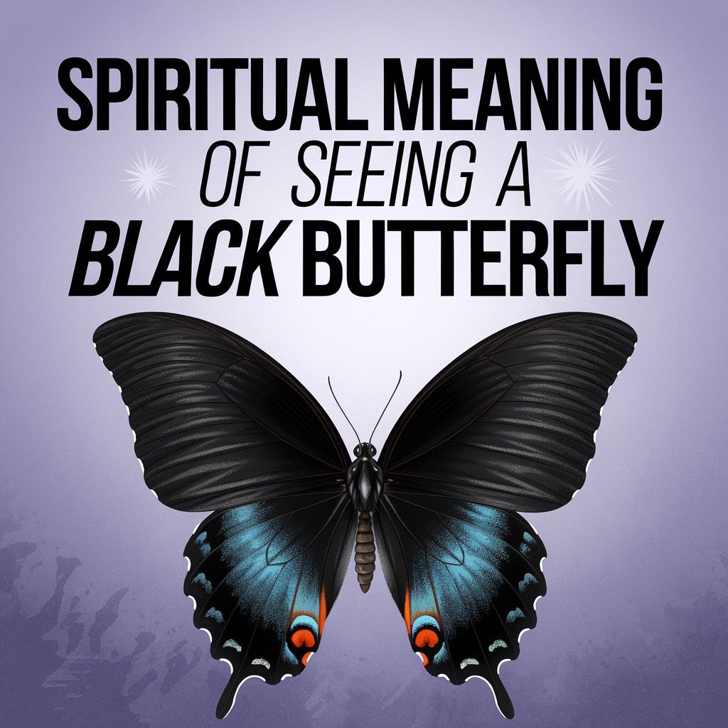 15 Spiritual Meaning of Seeing a Black Butterfly