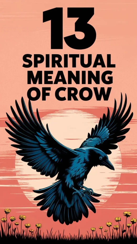 13 Meaning Spiritual of Crow: A Guide to the Mysteries of the Universe