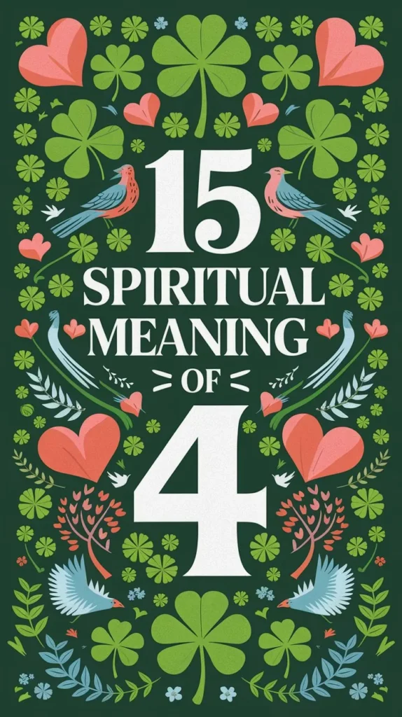 15 Spiritual Meaning of 4: A Number of Stability and Structure