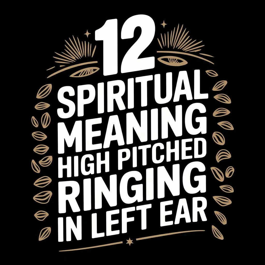 12 Spiritual Meaning of High Pitched Ringing in Left Ear: Spiritual Awakening