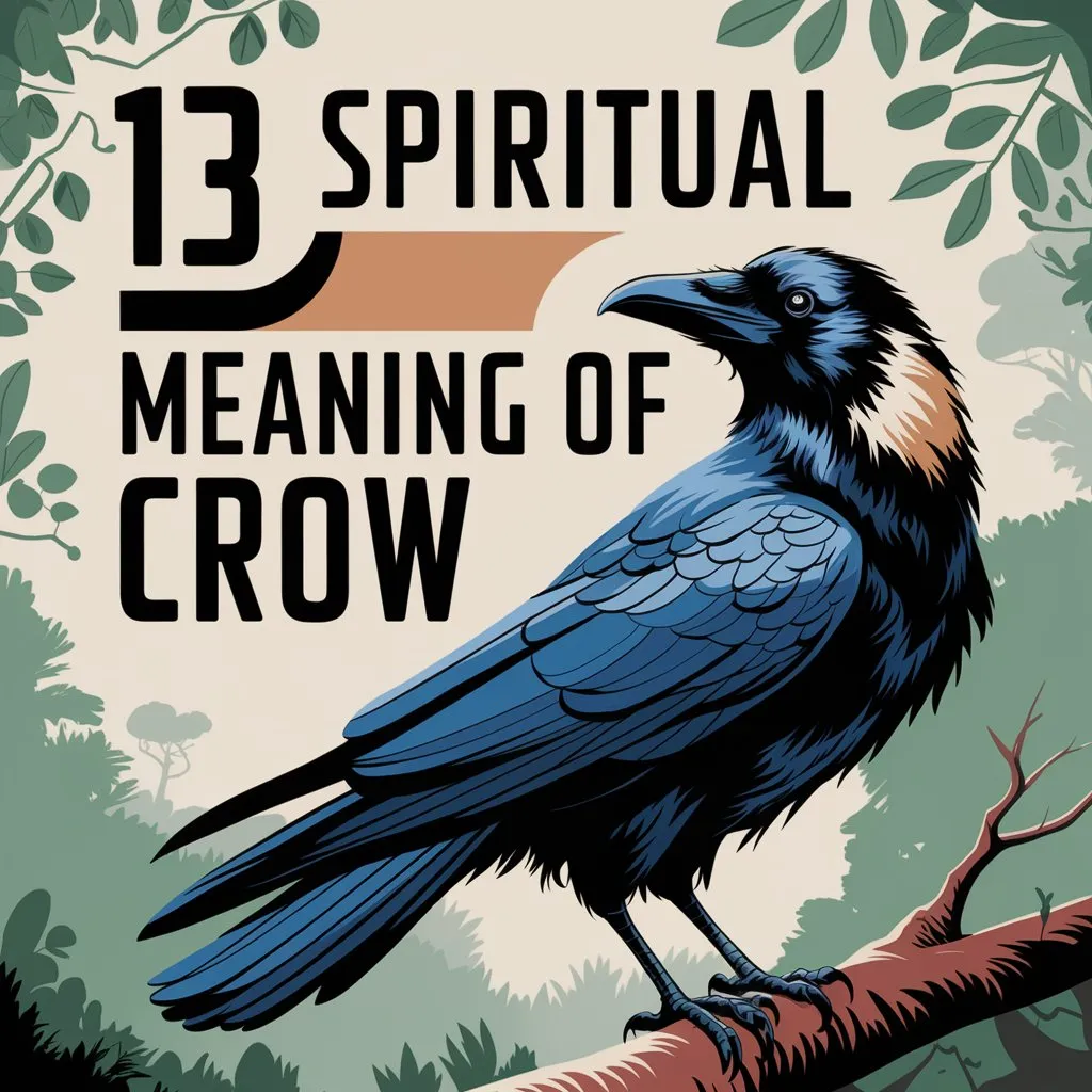 13 Meaning Spiritual of Crow: A Guide to the Mysteries of the Universe