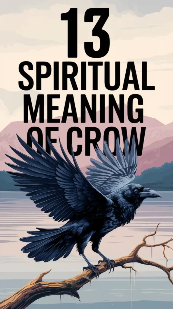 13 Meaning Spiritual of Crow: A Guide to the Mysteries of the Universe