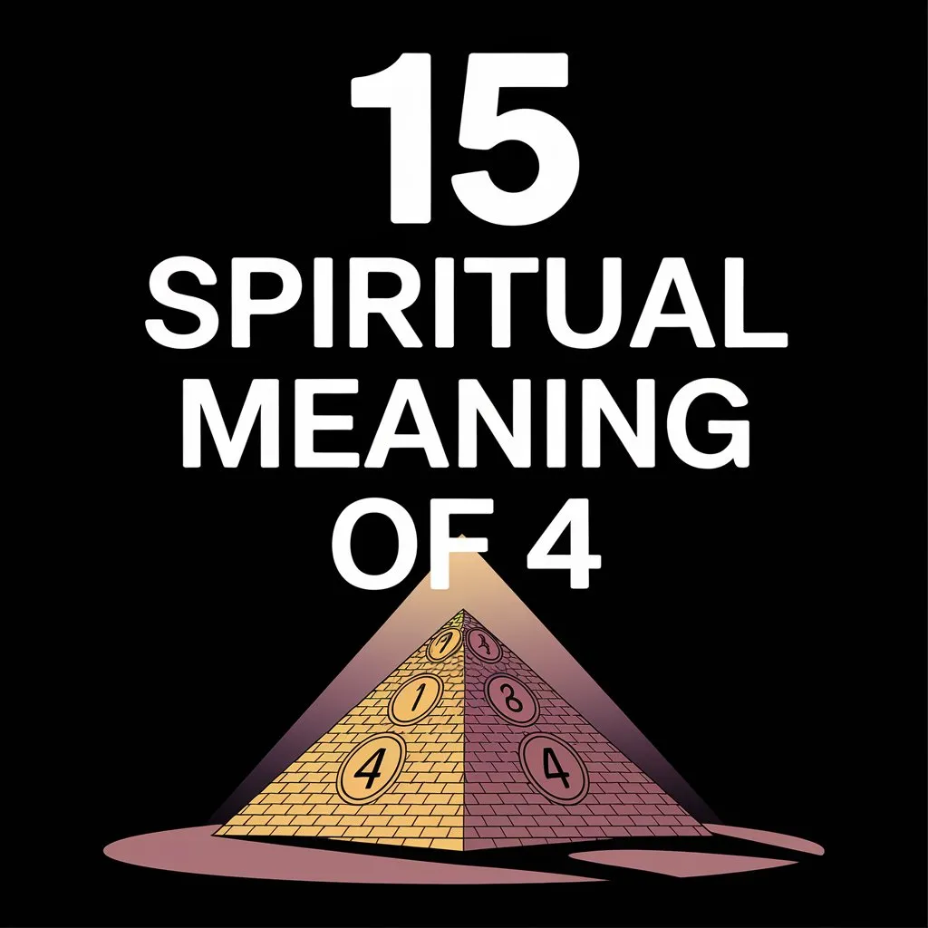 15 Spiritual Meaning of 4: A Number of Stability and Structure