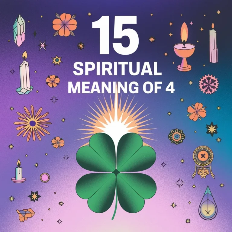 15 Spiritual Meaning of 4: A Number of Stability and Structure