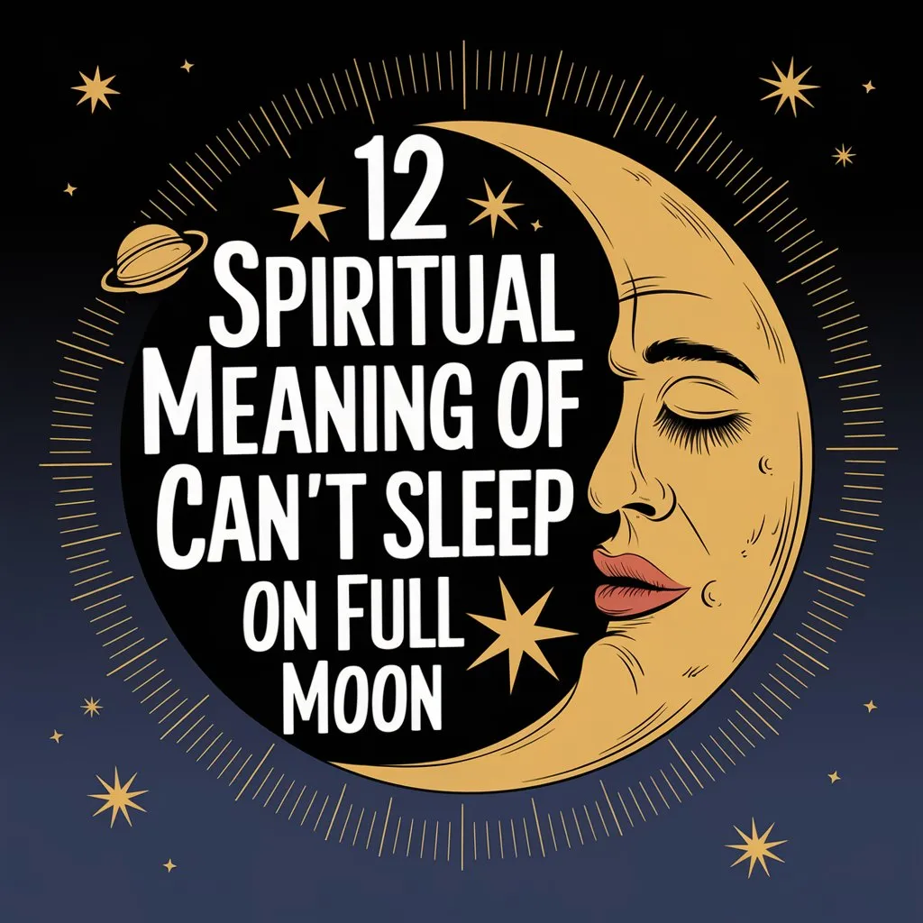 12 Spiritual Meanings of Can't Sleep on Full Moon: Signs and Significance