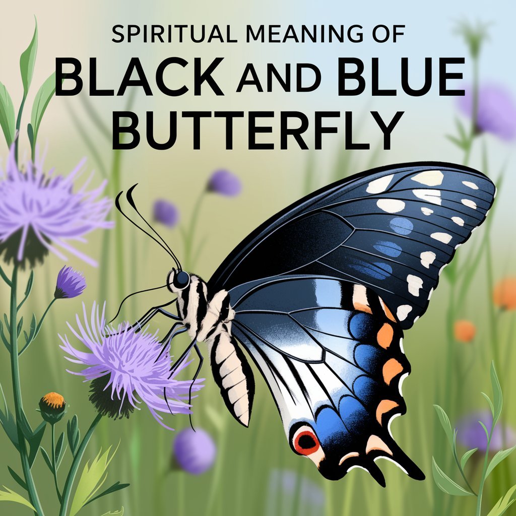 16 Spiritual Meaning of Black and Blue Butterfly