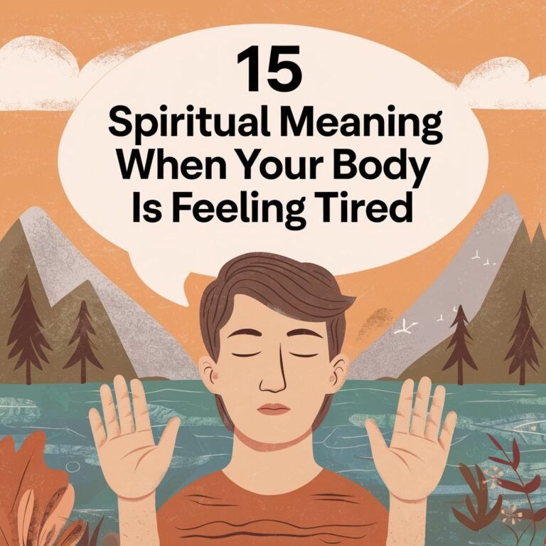 15 Spiritual Meaning When Your Body Is Feeling Tired