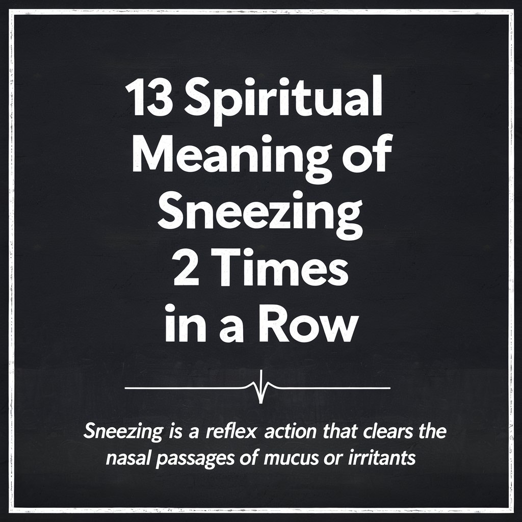 13 Spiritual Meaning of Sneezing 2 Times in a Row