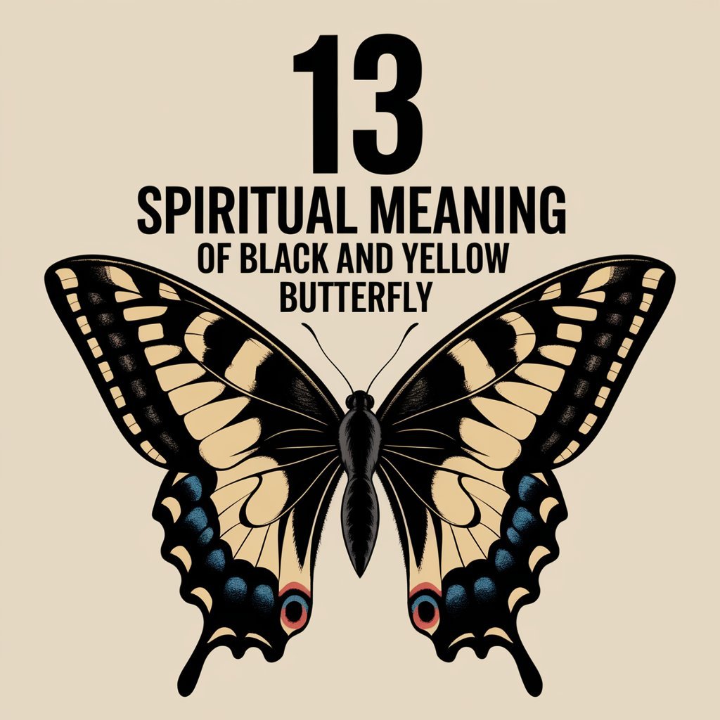 13 Spiritual Meaning of Black and Yellow Butterfly