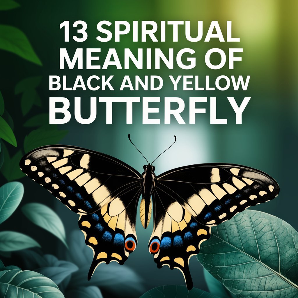 13 Spiritual Meaning of Black and Yellow Butterfly