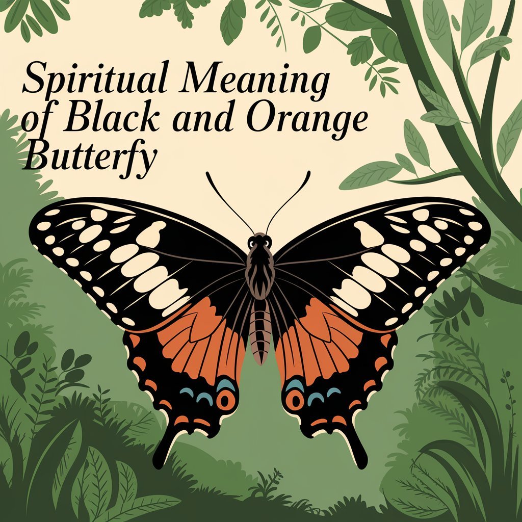 15 Spiritual Meaning of Black and Orange Butterfly