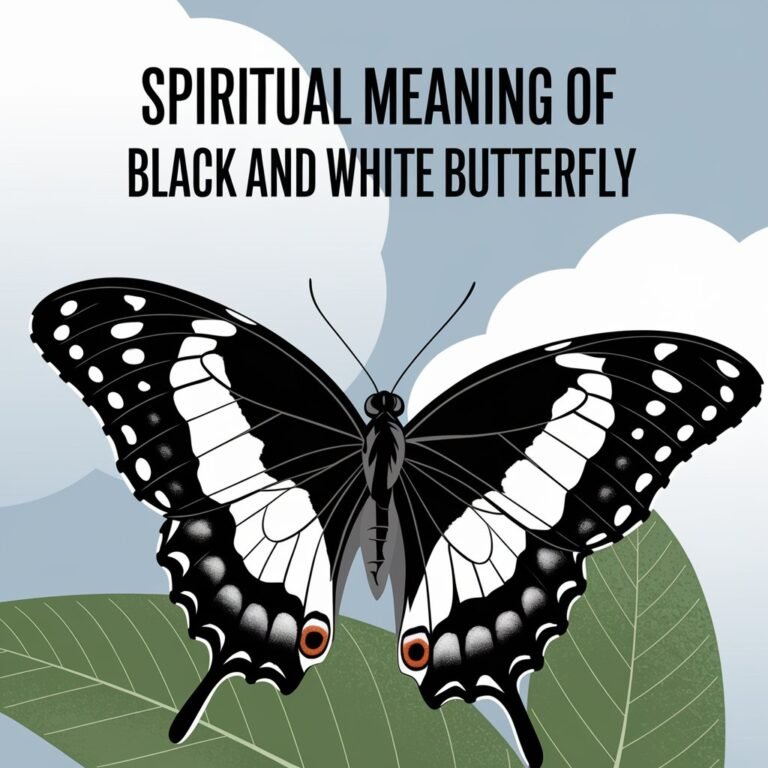 14 Spiritual Meaning of Black and White Butterfly