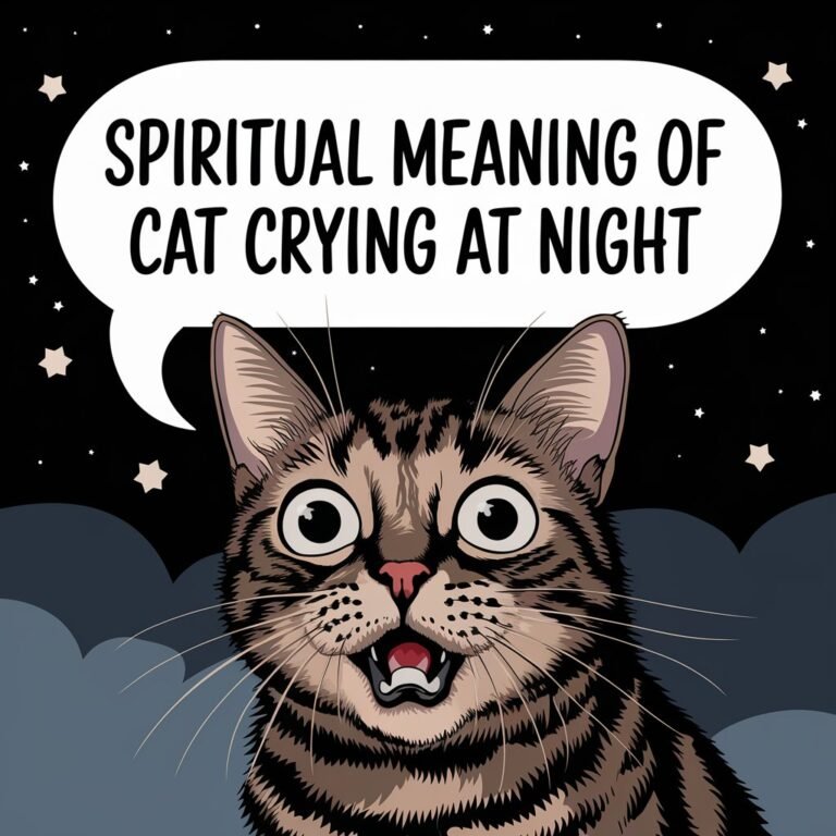 11 Spiritual Meanings of Cat Crying at Night: Divine Guidance